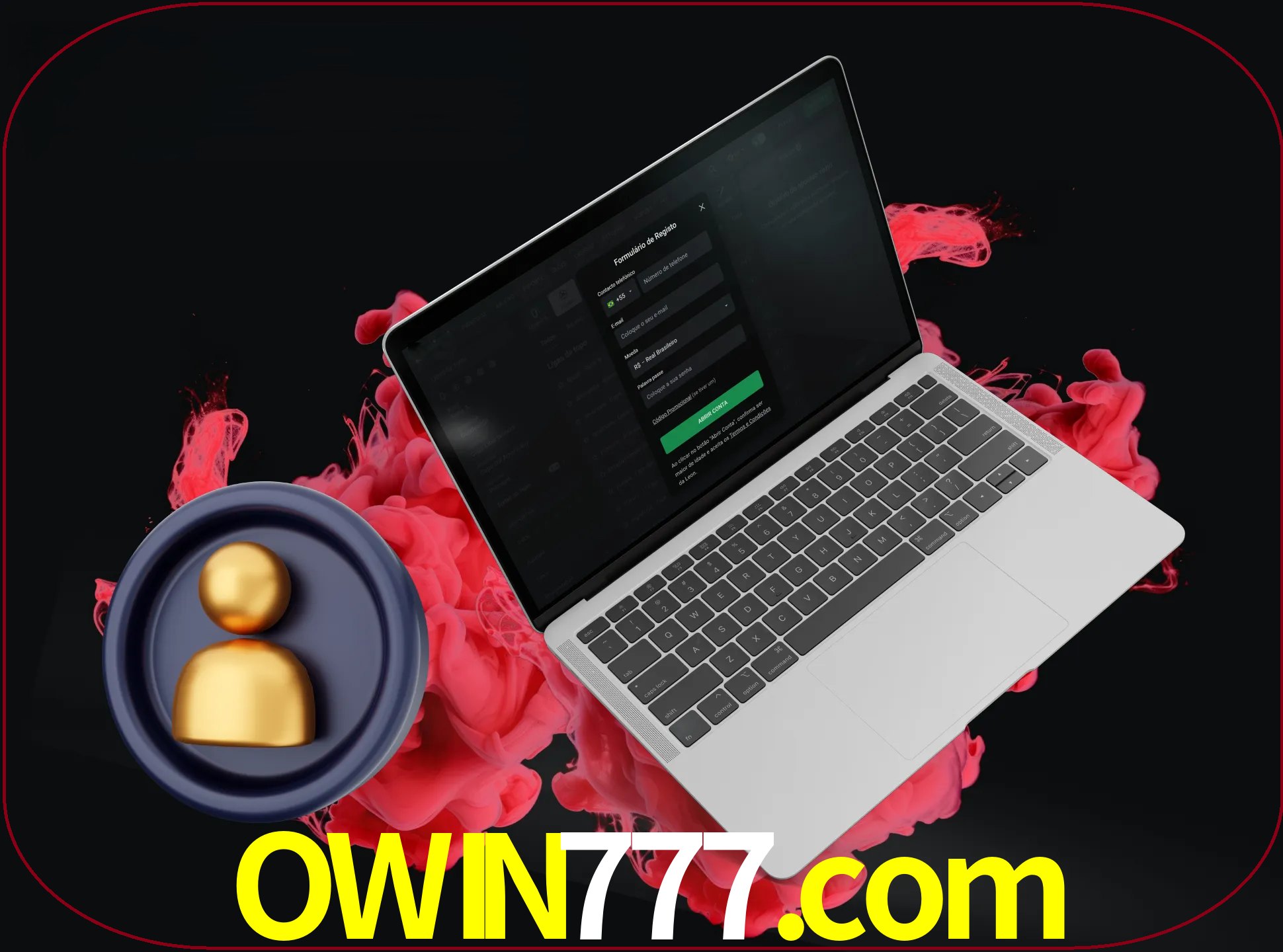 No cabeçalho do site owin777, clique no botão que o levará a um formulário especial onde terá de introduzir as suas informações actuais.