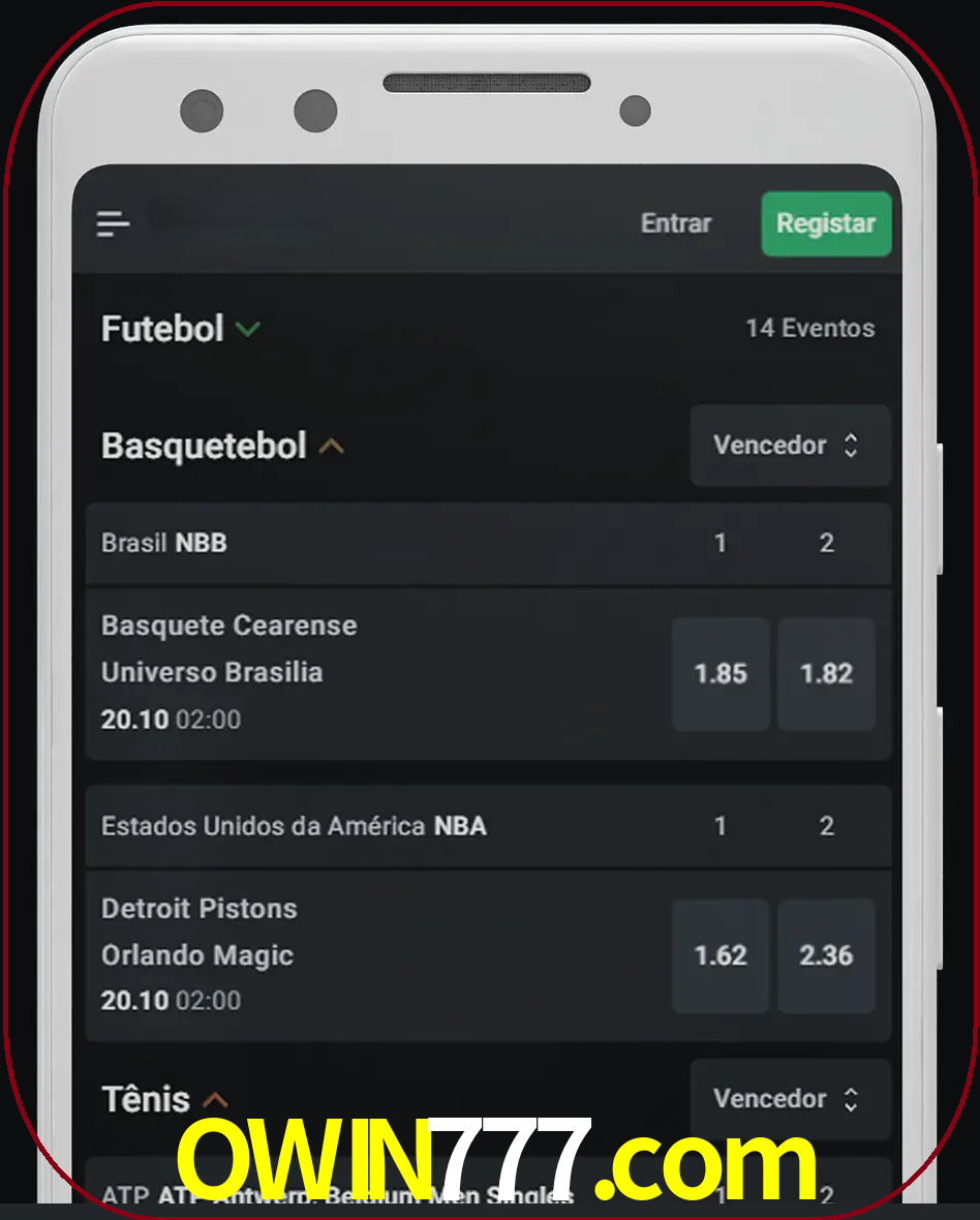Aposte e assista aos esportes em formato ao vivo.