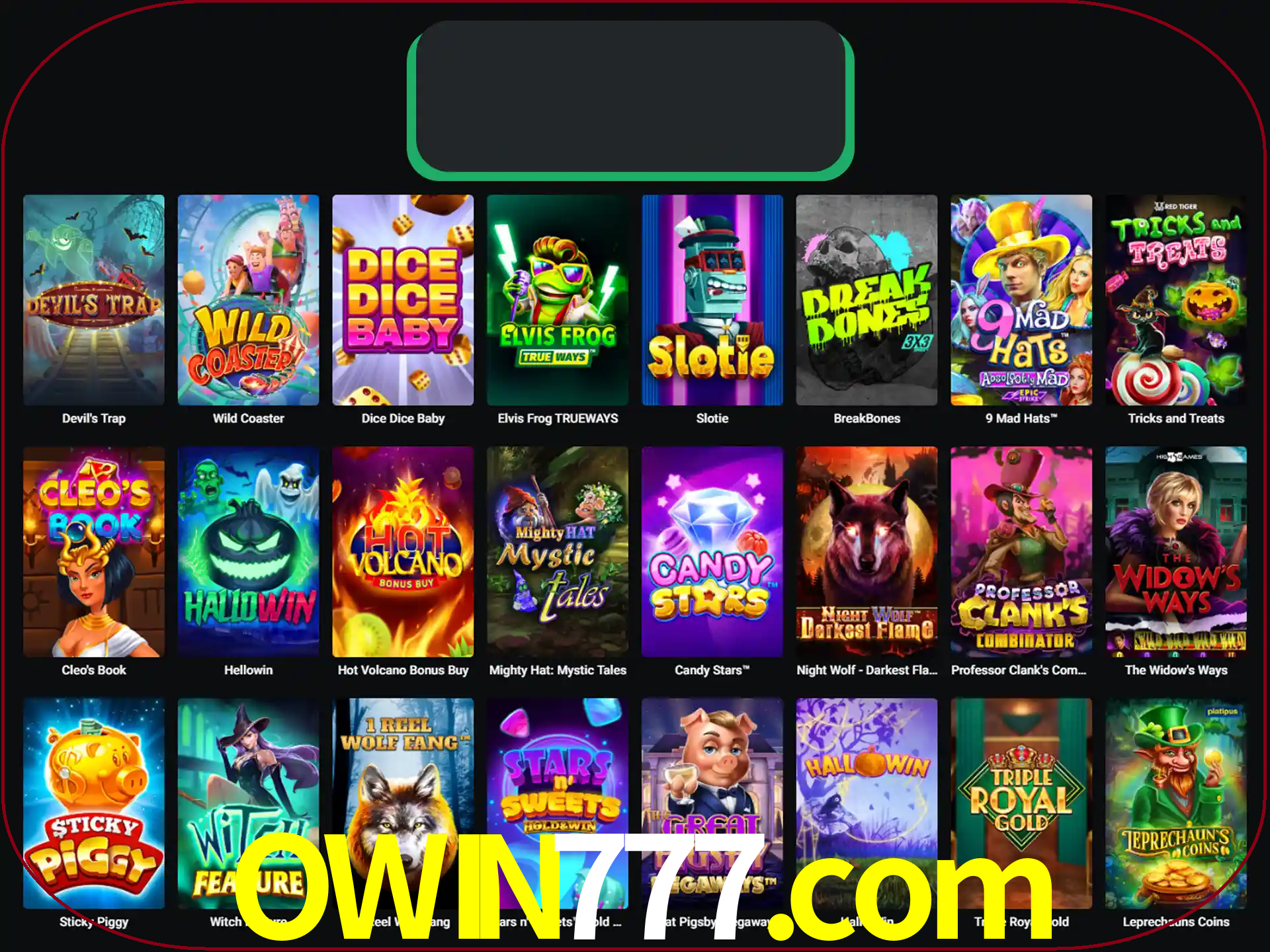 Procure por seus amados jogos de slot.