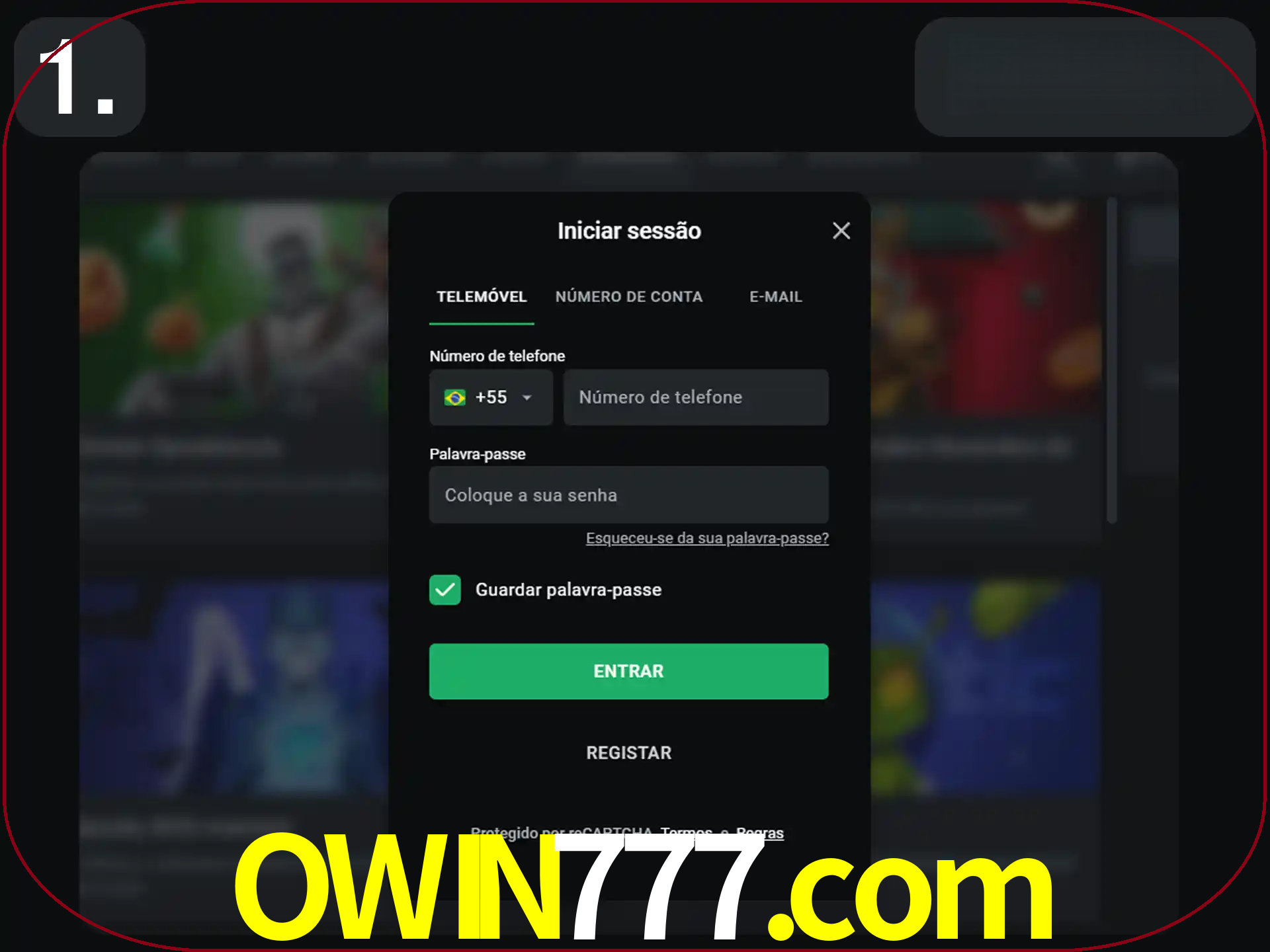 Acesse o site.