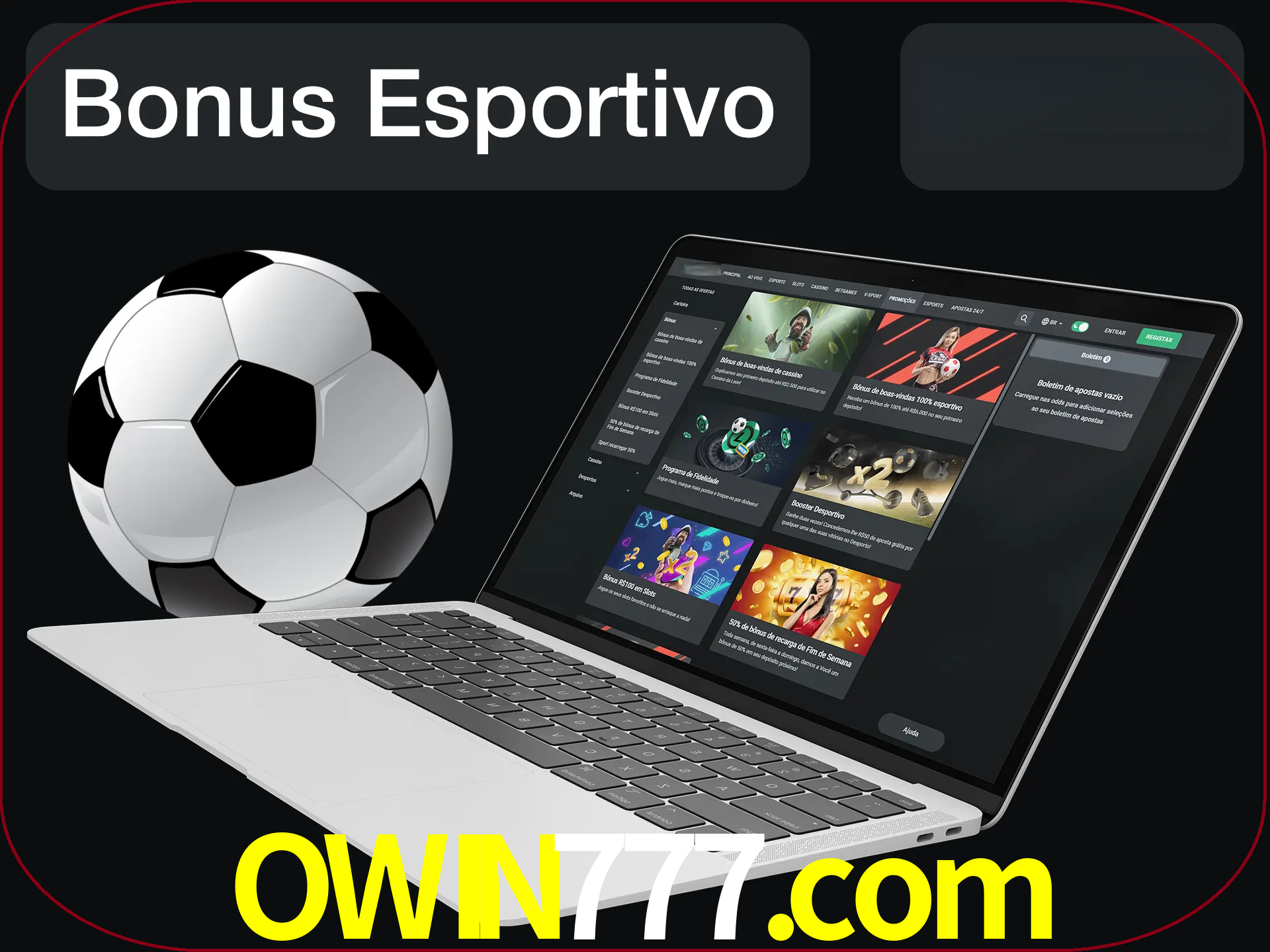 Antes de começar a apostar, use o bônus esportivo.